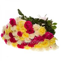 Букет цветов "Микс" из 49 роз (импорт)