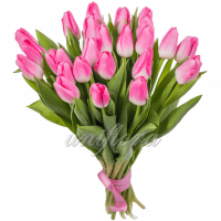 Букет тюльпанов розовых